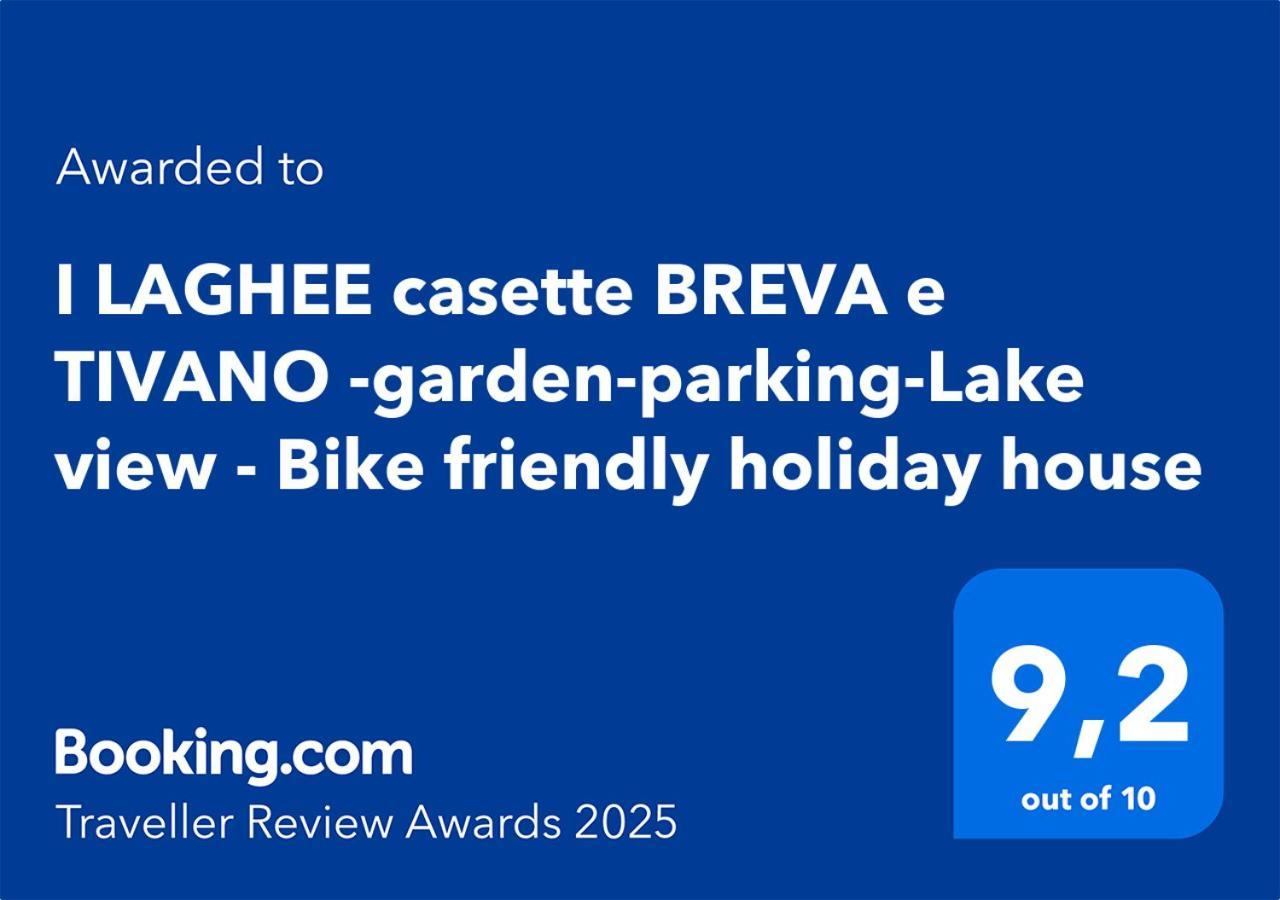 I Laghee Casette Breva E Tivano -Garden-Parking-Lake View - Bike Friendly Holiday House Colico Bagian luar foto